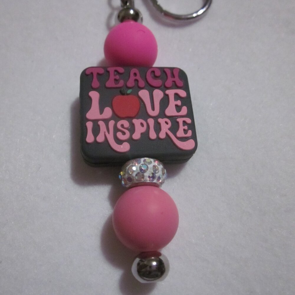 Pink Inspirational Keychain. - Picture 2 of 4